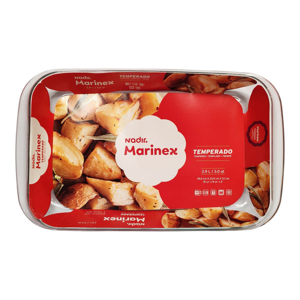ASADERA RECTANGULAR 2,9LT MARINEX