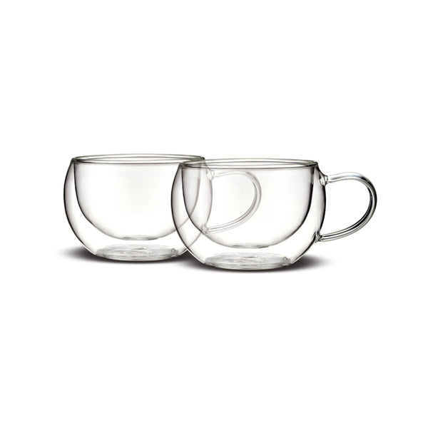 TAZAS DOBLE PARED SET 2 UNID. TOSCANA 250 ML OROLEY