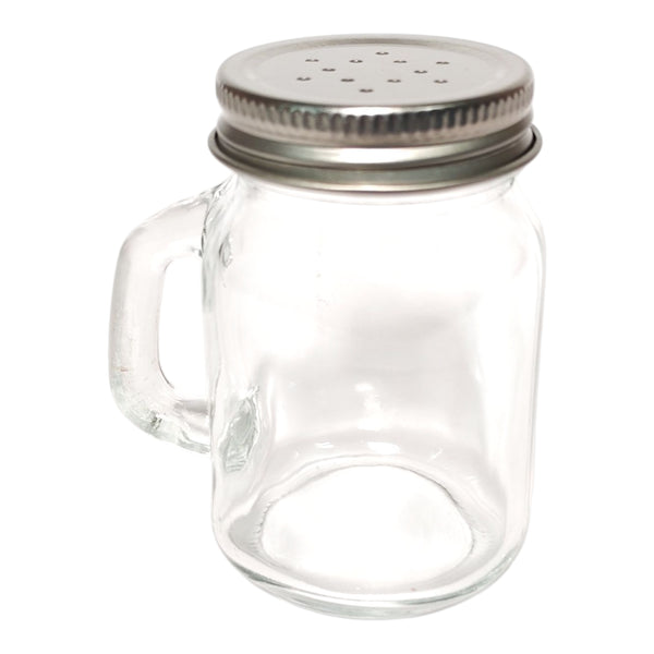 SALERO VIDRIO CON ASA TAPA INOX. 5X8 MULTIMENAJE