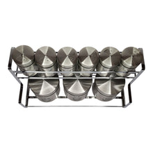 ESPECIERO INOX. 9 PZAS. MULTIMENAJE