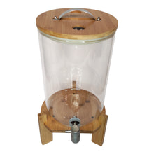 DISPENSADOR DE AGUA VIDRIO CON BASE 8LT MULTIMENAJE