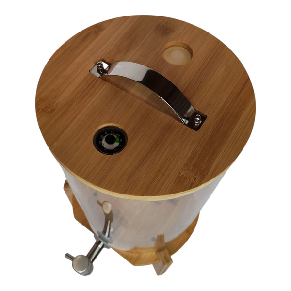 DISPENSADOR DE AGUA VIDRIO CON BASE 8LT MULTIMENAJE