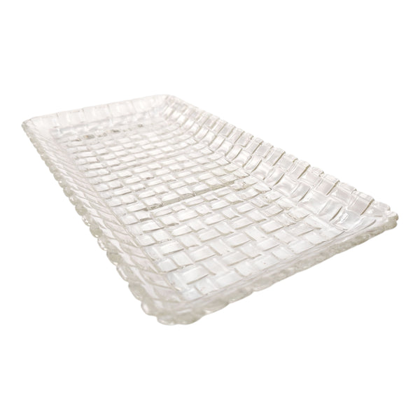 PLATO RECTANGULAR VIDRIO 25X13 MULTIMENAJE