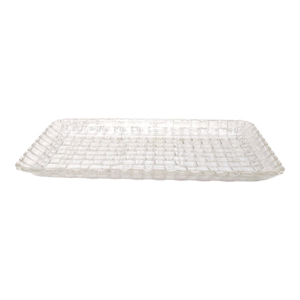 PLATO RECTANGULAR VIDRIO 25X13 MULTIMENAJE
