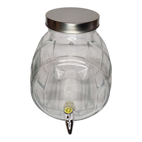 DISPENSADOR DE AGUA BARRIL VIDRIO CON BASE 8LT MULTIMENAJE