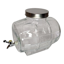 DISPENSADOR DE AGUA BARRIL VIDRIO CON BASE 8LT MULTIMENAJE