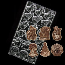 MOLDE CHOCOLATE POLICARBONATO NAVIDAD