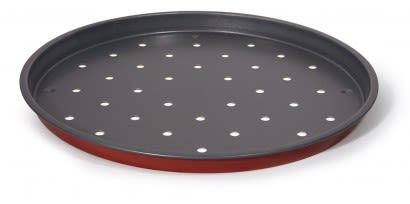 MOLDE PIZZA PERFORADO ANTIADHERENTE BRINOX