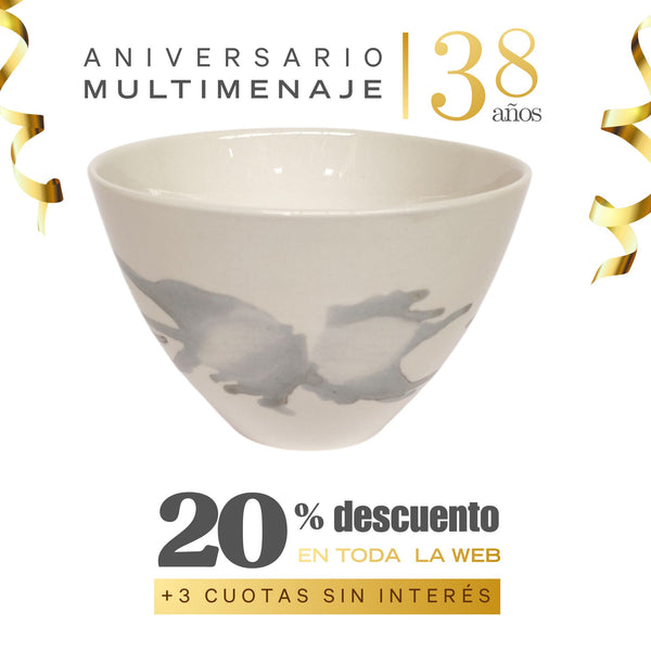 Bowl Porcelana Cielo 14cm - Multimenaje - Aniversario 38 años