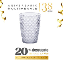 Vaso Paramount 500 ml Poliestireno Transparente Luxxor - Aniversario 38 años