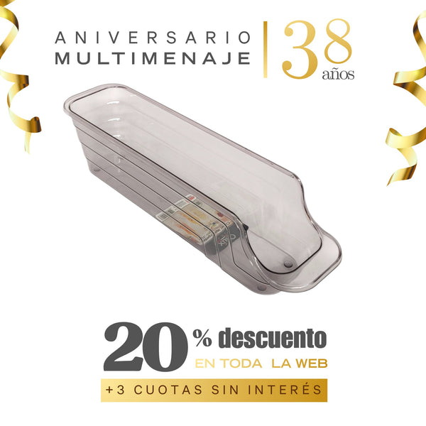 Organizador Rectangular 32x7,5x8cm - Lux - Aniversario 38 años