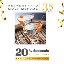 Vaso Cóctel Ilhabela Vidrio 180ml 9x9x9cm - Nadir - Aniversario 38 años