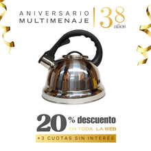 Tetera Inox. Fondo Encapsulado 3lt - SC - Aniversario 38 años