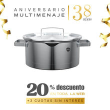 Cacerola 500-SS Acero Inoxidable 20cm 3,3 Litros Wens - Aniversario 38 años