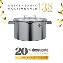 Cacerola 500-SS Acero Inoxidable 24cm 5,7 Litros Wens - Aniversario 38 años