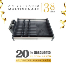 Seca Platos Expandible Siena Aluminio Reforzado 63x35cm - Multimenaje - Aniversario 38 años