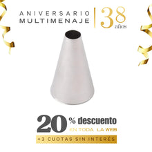 Boquilla Lisa Acero Inoxidable 10mm - Multimenaje - Aniversario 38 años