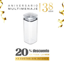 Organizador Con Tapa Hermética Transparente 350ml - Uz - Aniversario 38 años