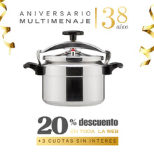Olla Presión Con Asas Aluminio 20lt - Condor - Aniversario 38 años