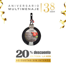 Sartén Inducción Antiadherente Granito Color Negro 30cm - Baroly - Aniversario 38 años