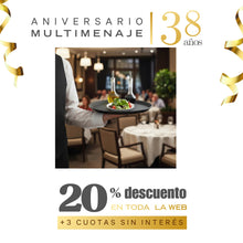 Bandeja Garzón Antideslizante Redonda Negra 45cm - Multimenaje - Aniversario 38 años