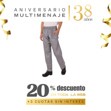 Pantalón Chef Pie De Poule T/XXXXL - Multimenaje - Aniversario 38 años