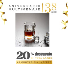 Vaso Shot de Vidrio 6x5 cm - Luckas Red Cherry - Aniversario 38 años