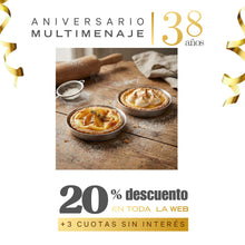 Molde Tartaleta Individual 10 Cm - Yevenes - Aniversario 38 años