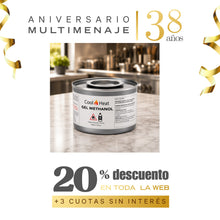 Combustible Gel Para Chafing 160 Gramos - Multimenaje - Aniversario 38 años