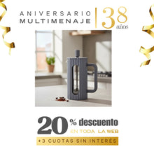 Cafetera Émbolo Amafi Gris 350ml - Oroley - Aniversario 38 años