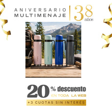 Termo Para Mate 1 Litro Acero Inoxidable - Halten - Aniversario 38 años
