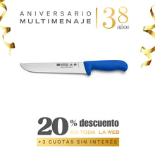 Cuchillo Carnicero Profesional Azul 22,5 cm - Martínez y Gascón - Aniversario 38 años