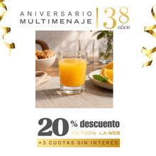 Vaso Jugo Lennox 190ml Vidrio Transparente - Vitta - Aniversario 38 años