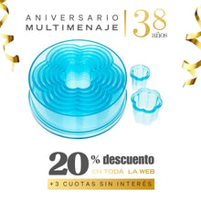 Cortadores Flor Policarbonato - Ateco - Aniversario 38 años