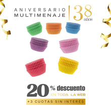 Pirotines Colores Surtidos - Multimenaje - Aniversario 38 años