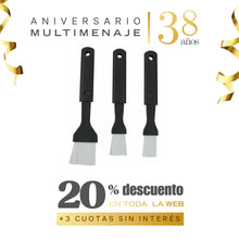 Set 3 Brochas Repostería - Multimenaje - Aniversario 38 años