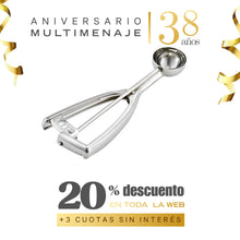 Cuchara Helado Acero Inoxidable 5,4cm - Multimenaje - Aniversario 38 años