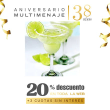 Copa Cóctel Margarita 335ml 17x11x11cm - Nadir - Aniversario 38 años