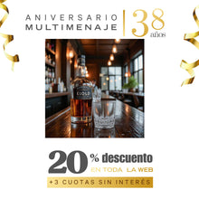 Vaso Rock Vega Vidrio 250ml 8,5x8,5x8cm - Nadir - Aniversario 38 años