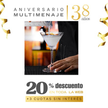 Copa Martini Windsor 250ml 17,5x11x11cm - Nadir - Aniversario 38 años
