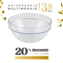 Compotera Transparente - Multimenaje - Aniversario 38 años