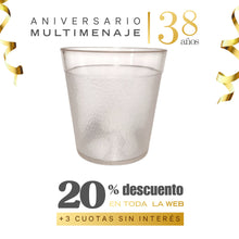 Vaso Pvc Mediano - Multimenaje - Aniversario 38 años