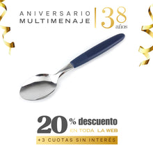 Cuchara Mesa Azul - Tramontina - Aniversario 38 años