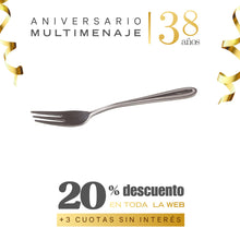 Tenedor Torta 2,3x14,5cm - Jenny - Aniversario 38 años