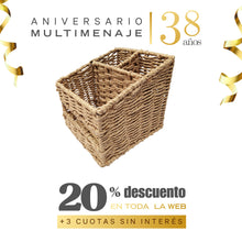 Canasto Multiuso 17x17x16 - Multimenaje - Aniversario 38 años
