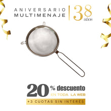 Colador Inox. Con Mango 20cm - Multimenaje - Aniversario 38 años