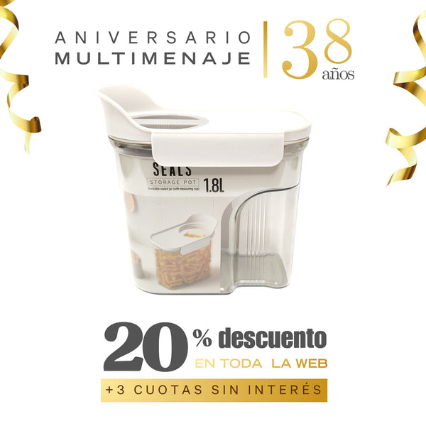 Contenedor Hermético 1,8lt - Cookstyle - Aniversario 38 años