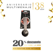 Cucharas Medida Inox. 5 Pzas. - Multimenaje - Aniversario 38 años