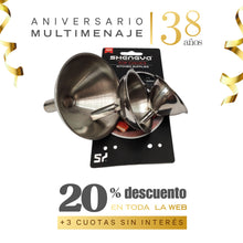 Embudos 3 Piezas 4,5 - 5,5 - 7,5cm - Multimenaje - Aniversario 38 años