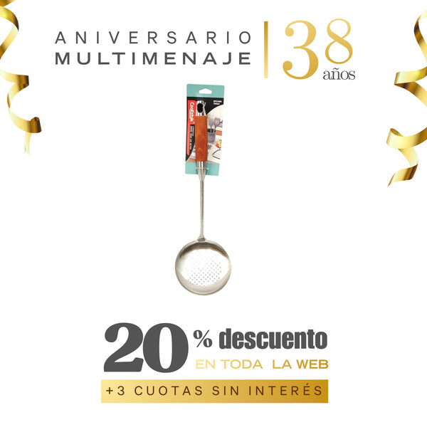 Espumador Inox. 39cm - Cookstyle - Aniversario 38 años